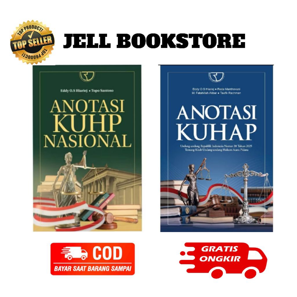 Buku ANOTASI KUHP NASIONAL DAN ANOTASI KUHAP TERBARU
