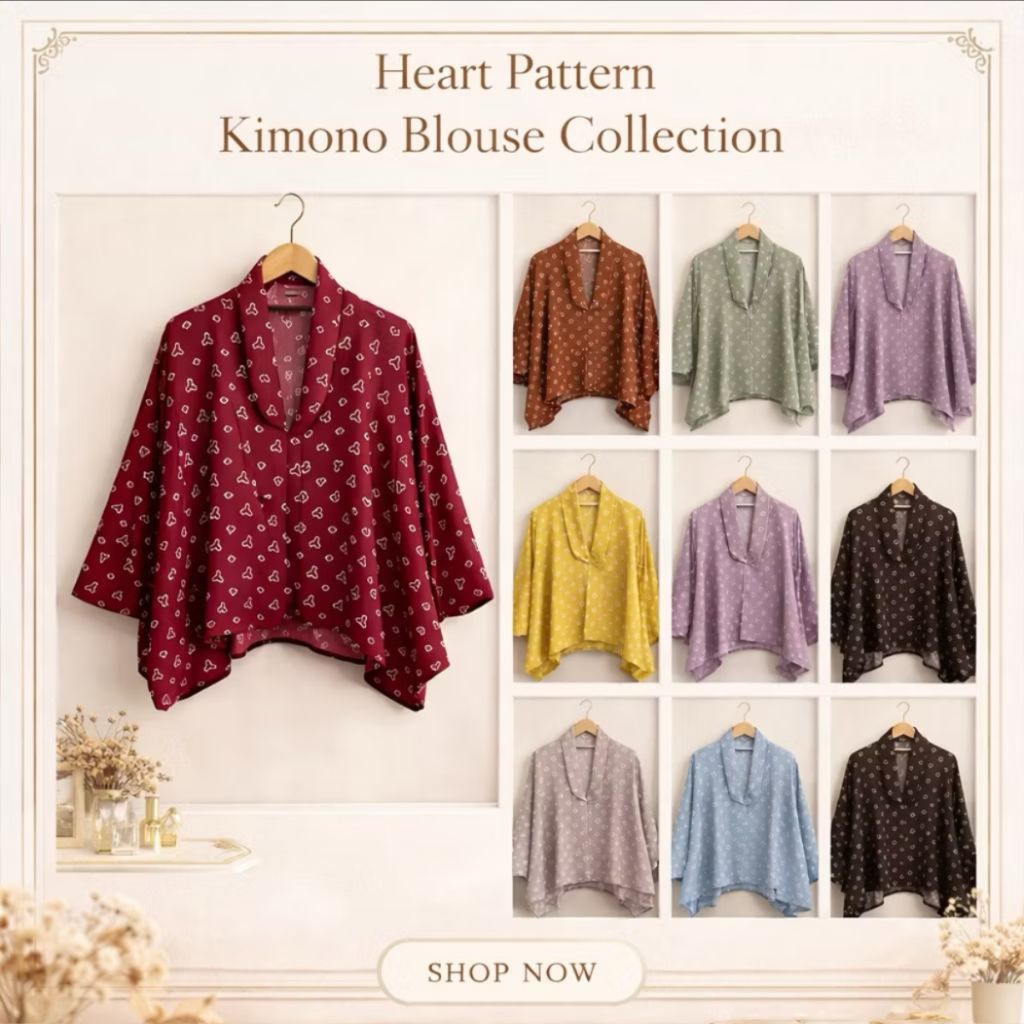 Blouse Baju Kartini Katun Batik Motif Jumputan