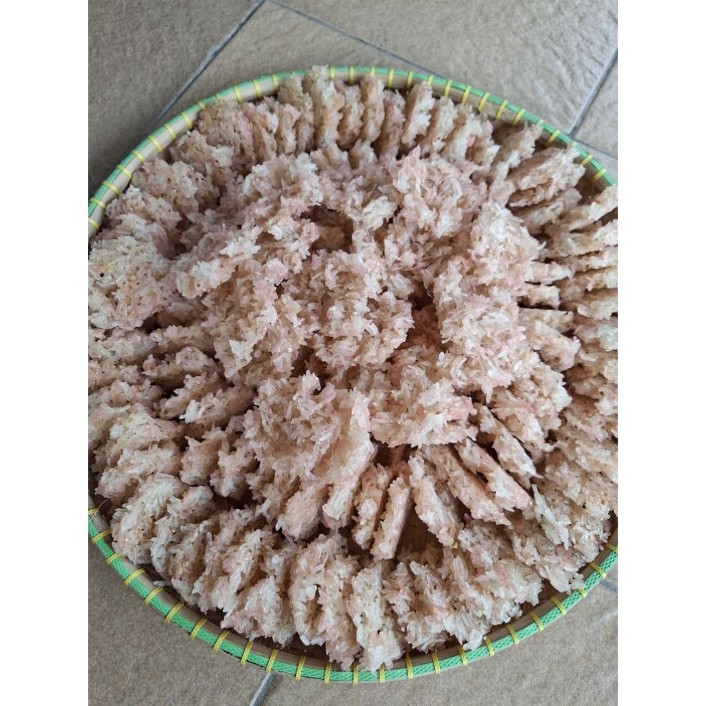 Rengginang Mentah siap goreng rasa bawang, terasi & manis gula aren kemasan 500 gr/pack