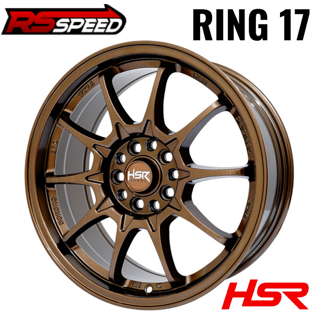 VELG HSR BOROKO SRD CE28 RING 17 UNTUK AVANZA VELOZ SIENTA WULING ALMAZ XTRAIL VELG RACING CE38