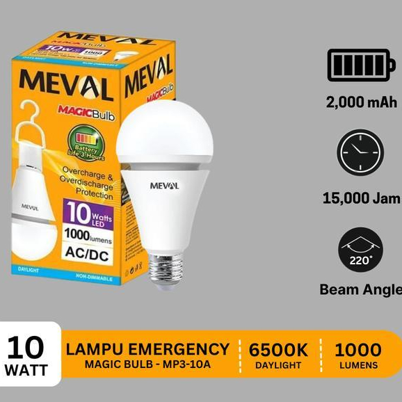 Philips - Lampu Bohlam Darurat Led Emergency Magic Bulb