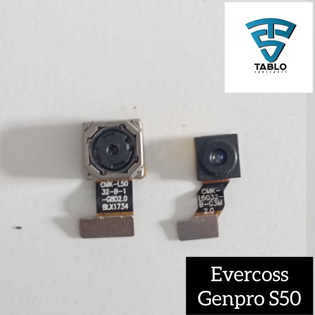 Kamera depan belakang Evercoss Genpro S50 copotan hp