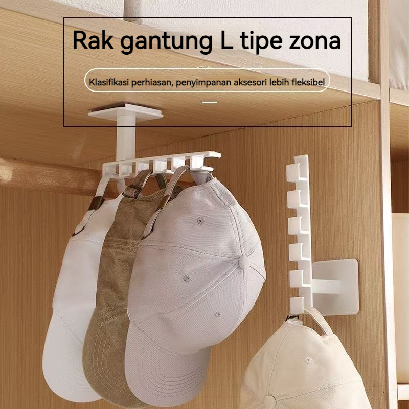 [ ready stok ]Gantungan Topi Dinding Tempel Rak Topi Dinding Serbaguna Rak Gantung Topi Cantolan Top