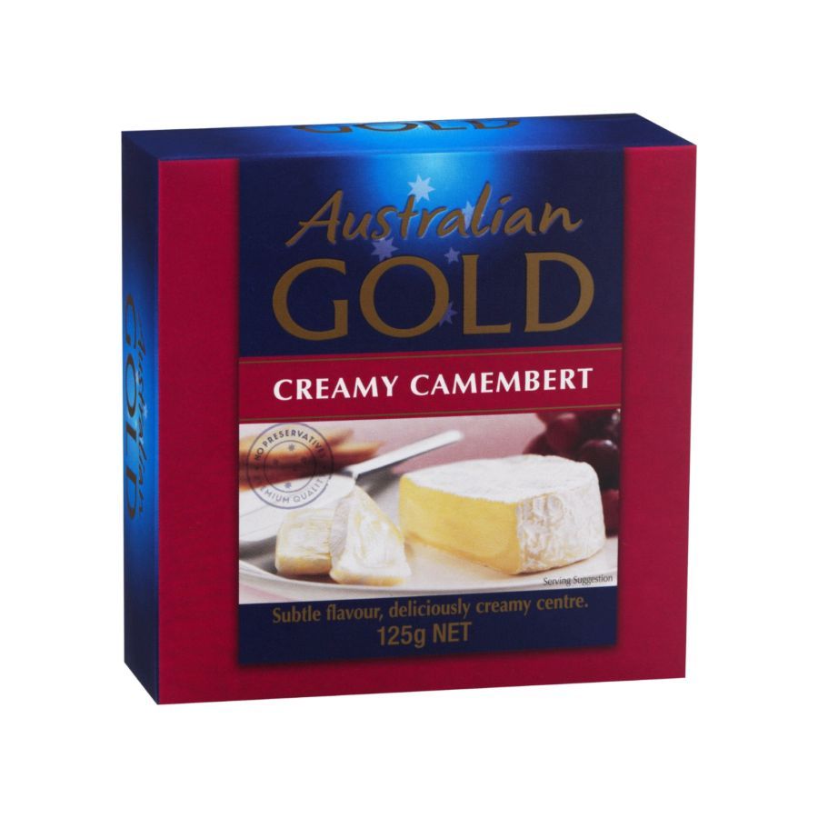 Australian Gold Creamy Camembert Cheese 115gram