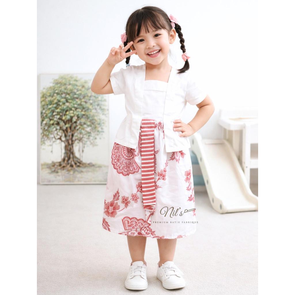 Rok Batik Anak Instan / Rok Lilit Anak Instan / Rok Kebaya Anak / Rok Kartini Anak / Rok Batik Wiru 