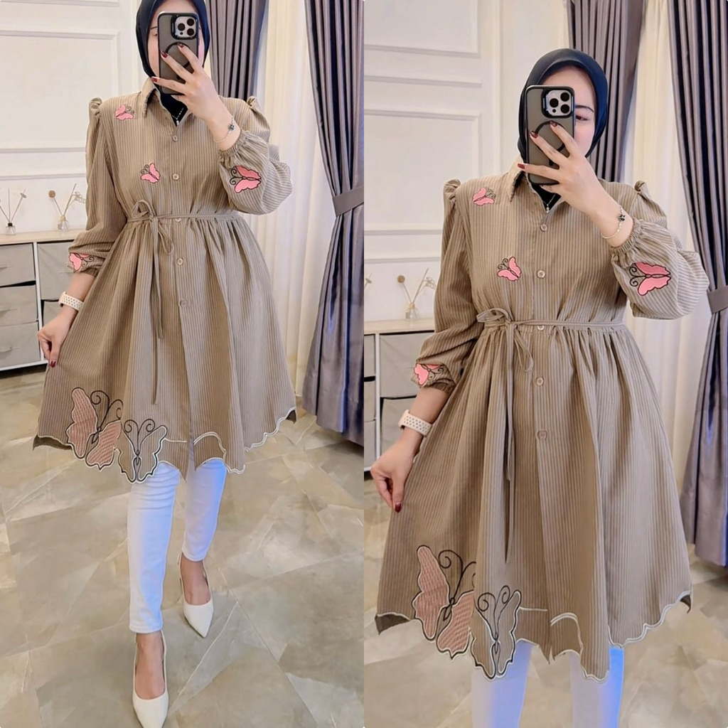 NEW TUNIK ZARA SALUR TERBARU/ TUNIK EXTU CANTIK TERBARU