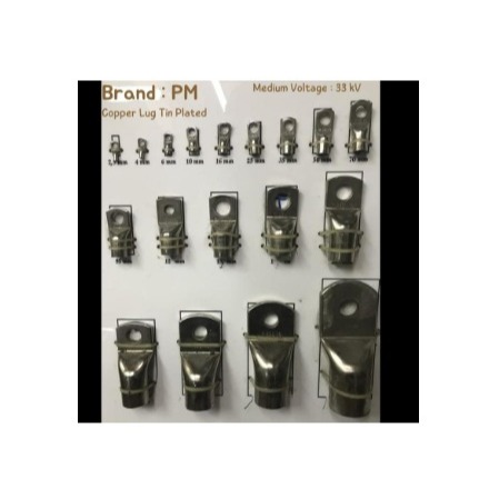 Skun Kabel PM 2.5-5 4-5 6-5 10-6 16-8 25-8 35-8 | Tembaga 2.5mm 4mm 6mm 10mm 16mm 25mm 35mm  | Baut 