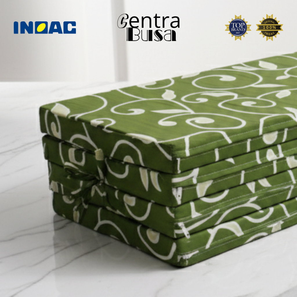 KASUR LANTAI KASUR LIPAT INOAC 80x180x5 cm 100x180x5 cm 120x180x5 cm Busa INOAC D16 dan Busa Rebonde