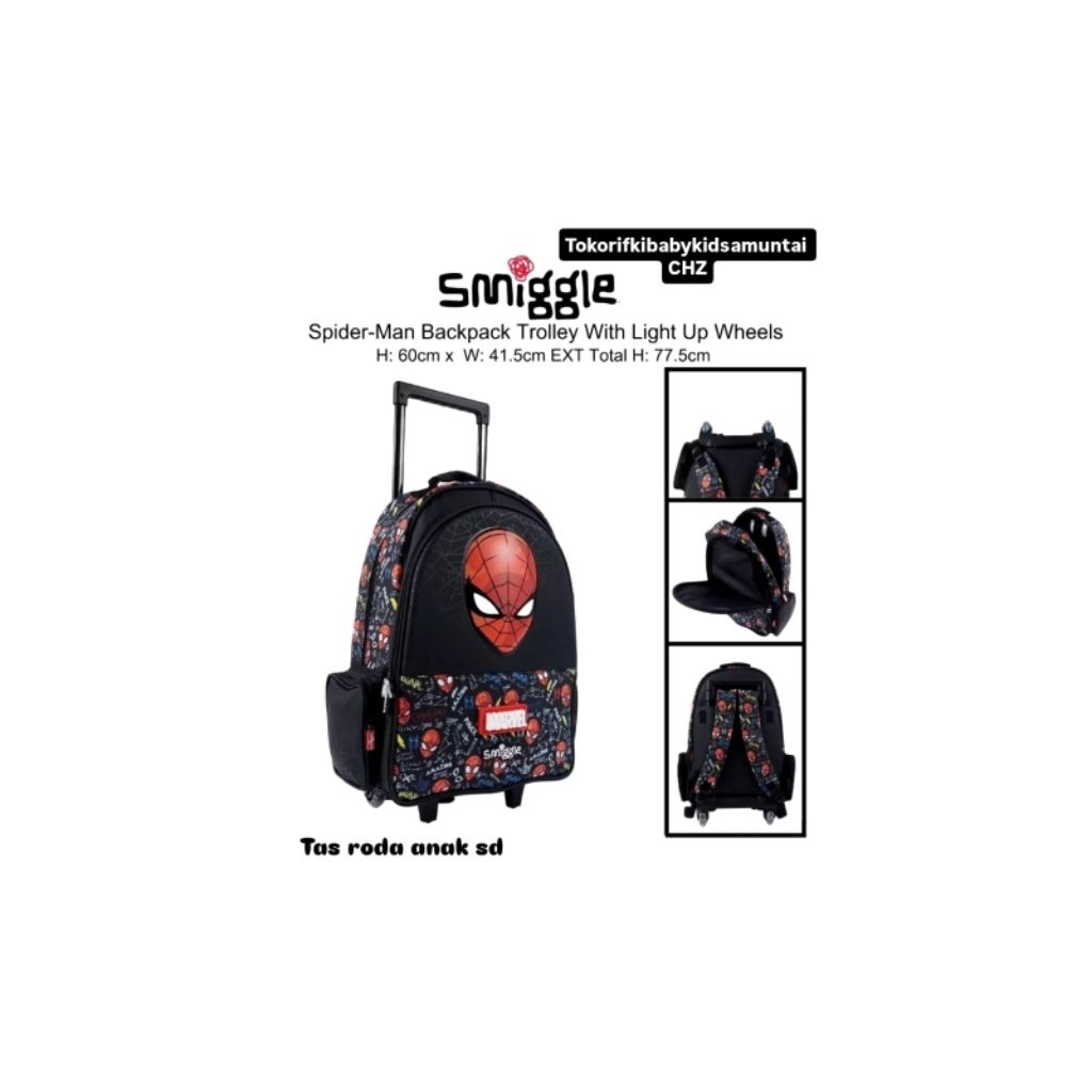 Smiggle Tas Anak Sekolah /Tas Sekolah Anak Cowok/Tas Koper
