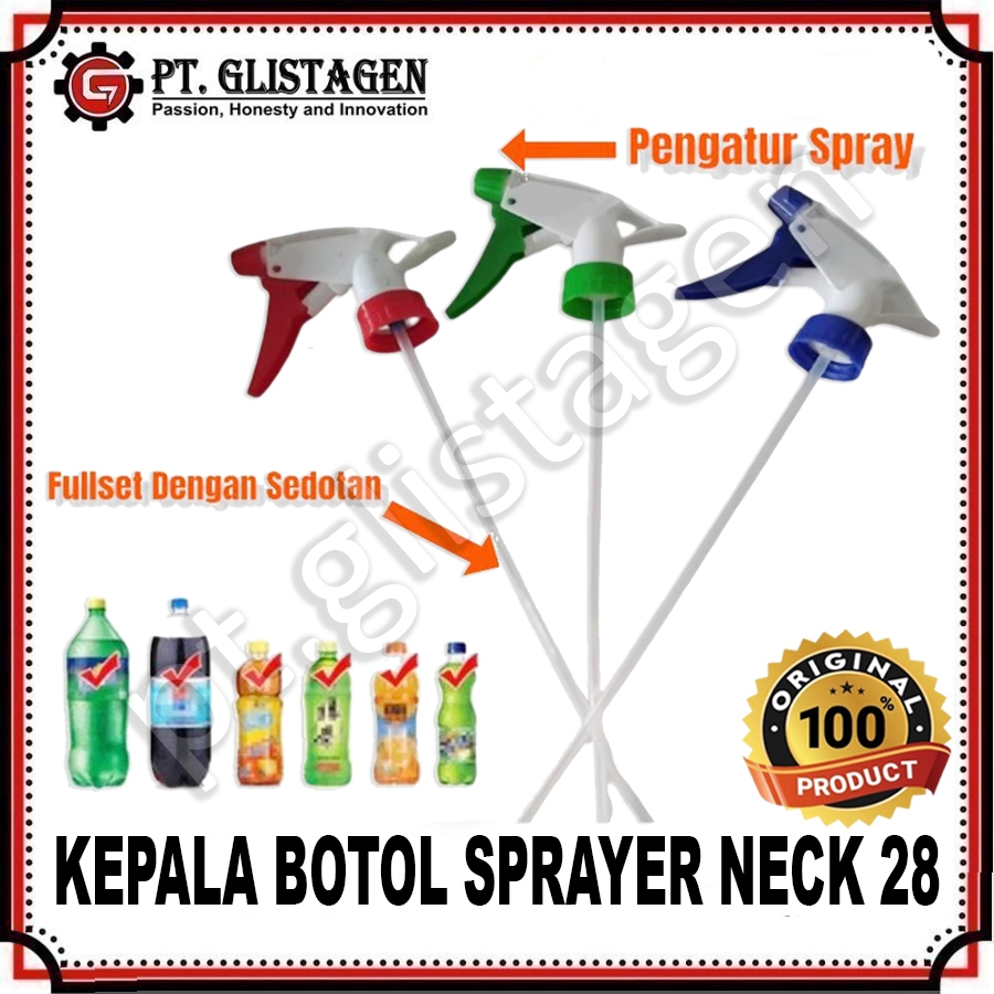 Kepala Botol Sprayer Neck 28 Kepala Botol Semprotan Kepala Botol Spray Kepala Botol Semprotan Air Se