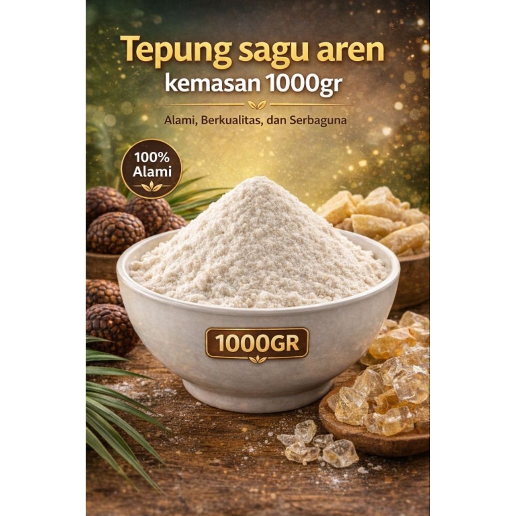 Tepung Sagu Aren Asli 1Kg