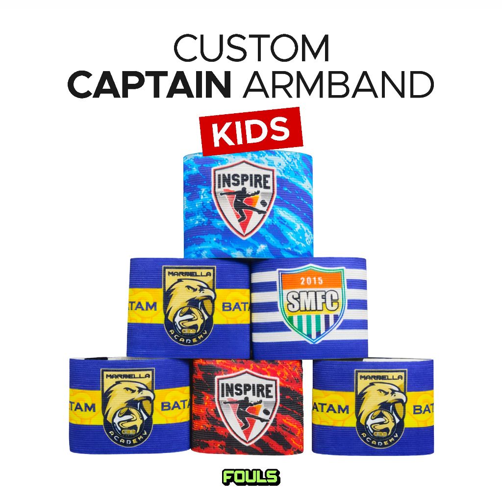 Custom Captain Armband Anak-anak | Custom Ban Kapten Anak - FOULS