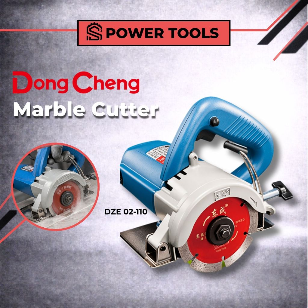 Dongcheng Mesin Potong Keramik 1400 Watt Granit Marble Cutter Tile Saw DZE 02-110