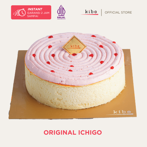 KIBO Original Ichigo Cheese Cake - Kue Ulang Tahun
