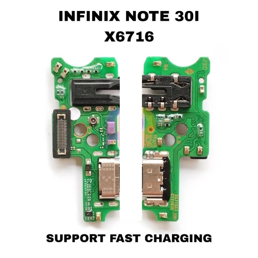Infinix hot 7 X609 / Smart 2 HD X624 Board Charge Flexible konektor papan Cas PCB