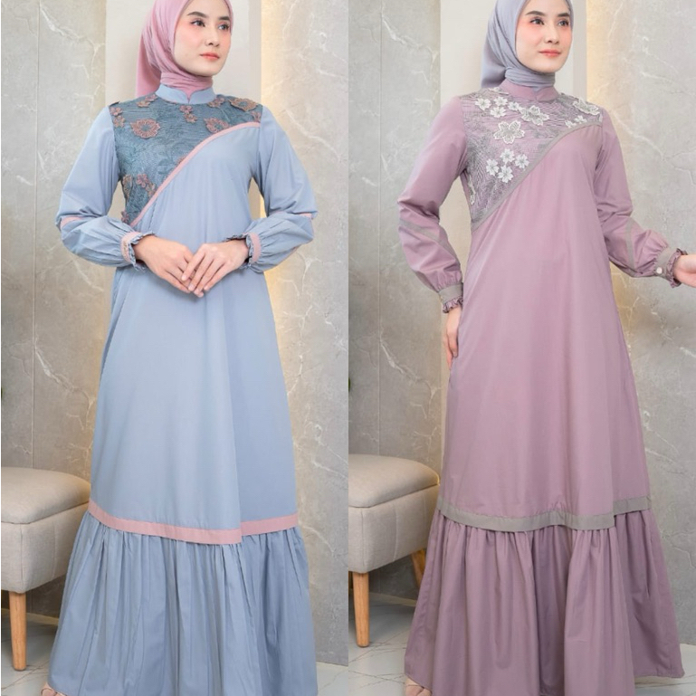 Elisha dress Zalifa / Shazia dress Zalifa Terbaru