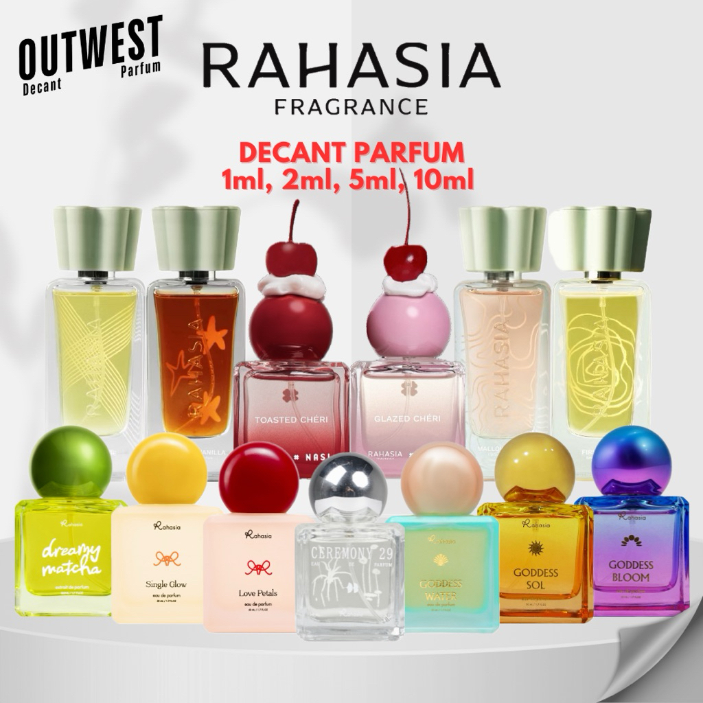 Decant Rahasia Fragrance All Varian (SHARE IN JAR) Decant Parfum Rahasia Fragrance Glazed Cheri Toas