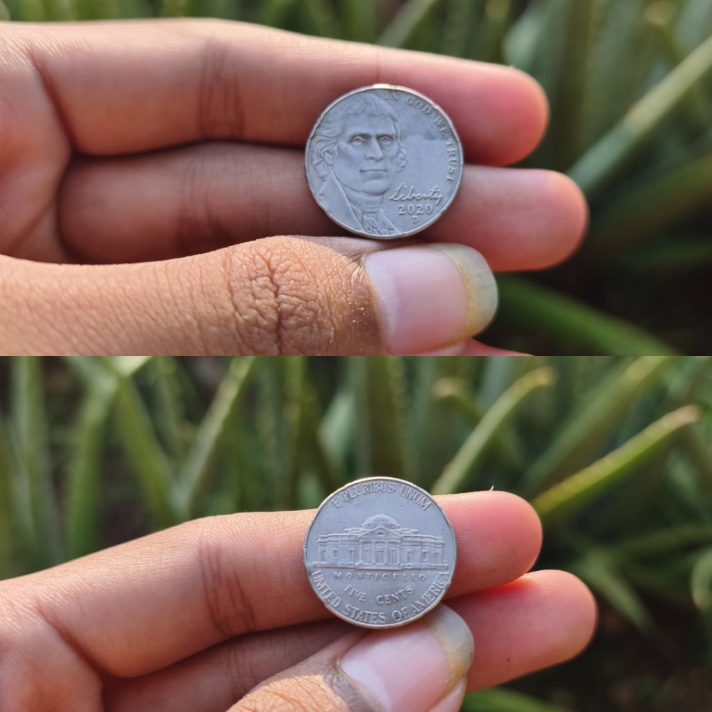 Koin Antik 5 Cents Jefferson Nickel