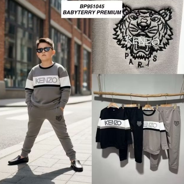 setelan kenzo anak laki laki bahan lembut Dan bagus size S -XL