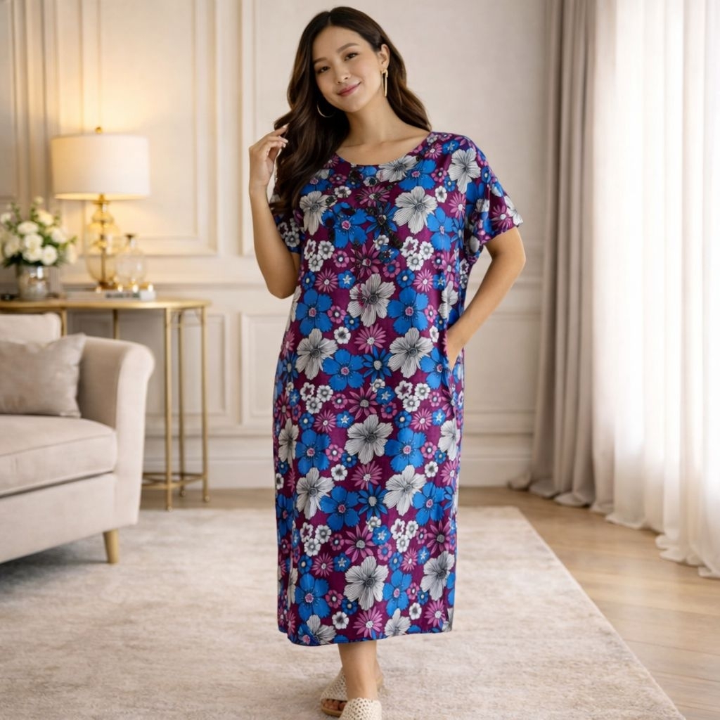 [MALIOBORO JOGJA] Daster Midi Jumbo Daster Midi Bali Daster Rayon Premium Halus Adem Daster Batik
