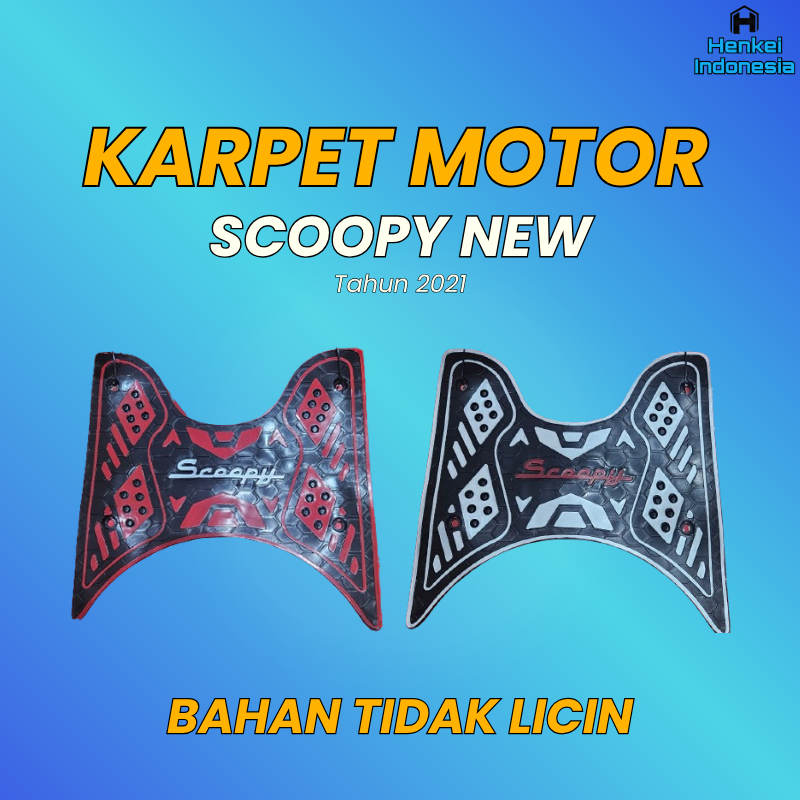 Karpet Motor Scoopy - Alas Kaki Motor Scoopy Tahun 2022 - Keset Motor Scoopy 2021