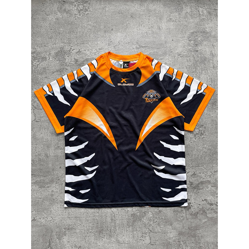 Vintage Y2K 2004 NRL Retro Wests Tigers World Seven XBlades Jersey