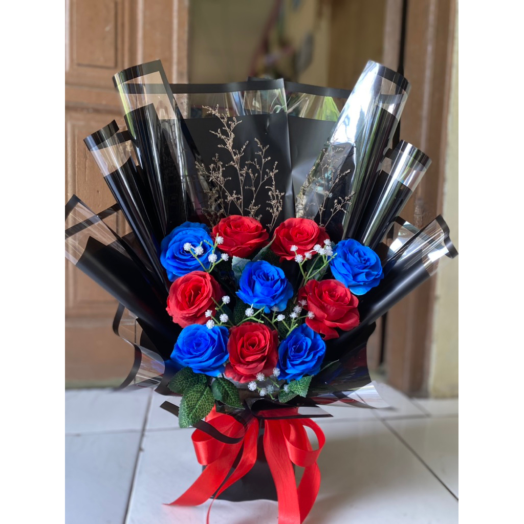 buket bunga artificial bouquet bucket bunga wisuda perpisahan ulang tahun anniversarry kelulusan ter