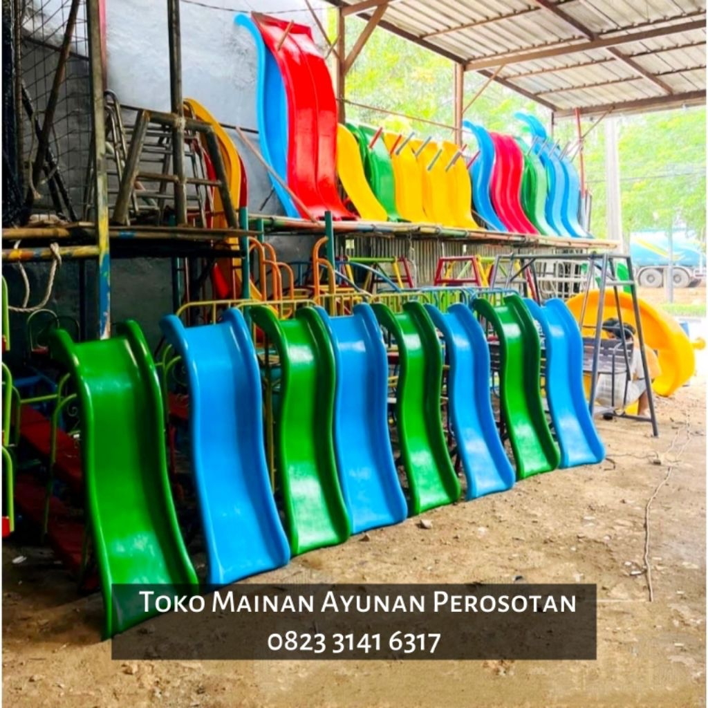 Perosotan - Prosotan - Perosotan Besi Outdoor - Prosotan Besi Outdoor - Perosotan Anak Tk Paud - Pro