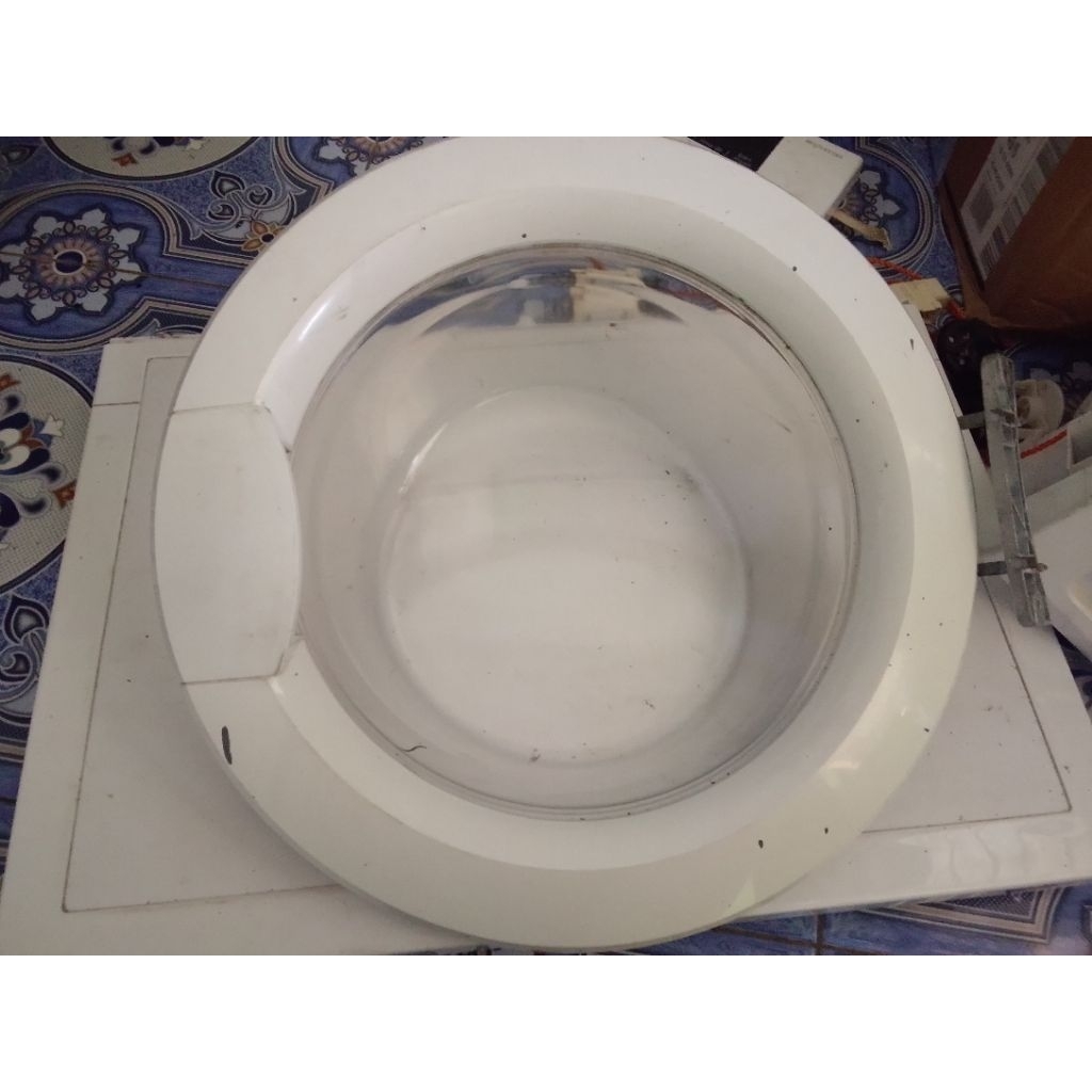 PINTU MESIN CUCI MIDEA FRON LOADING MFG70-ES1003(ORIGINAL COPOTAN)