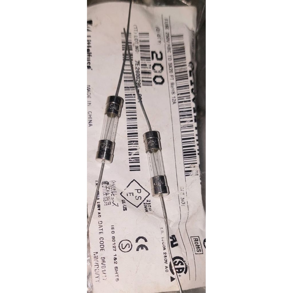 FUSE KACA 3,15A-250V-LITTEFUSE-KAKI PANJANG ORIGINAL