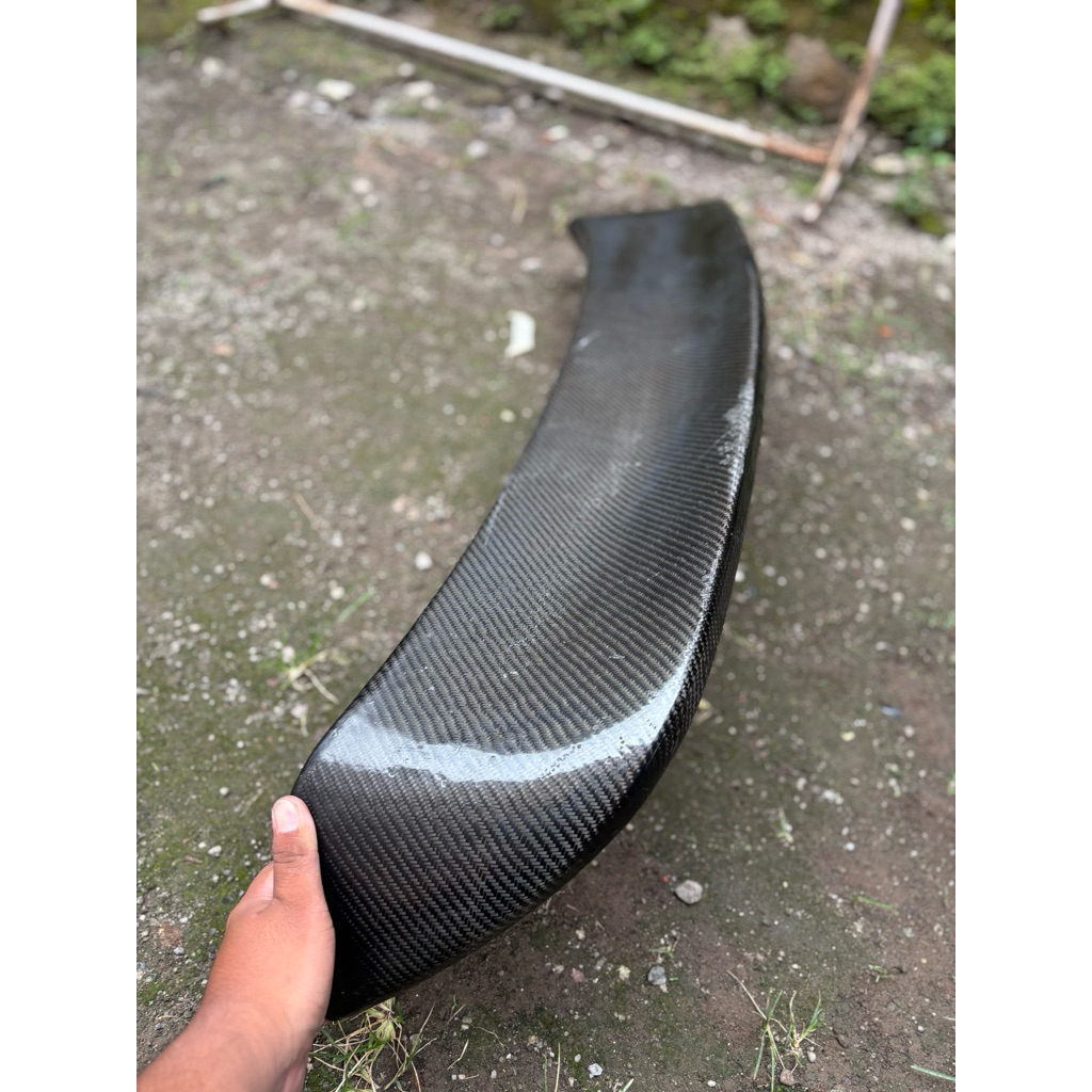 spoiler model spoon carbon kevlar yaris bakpao