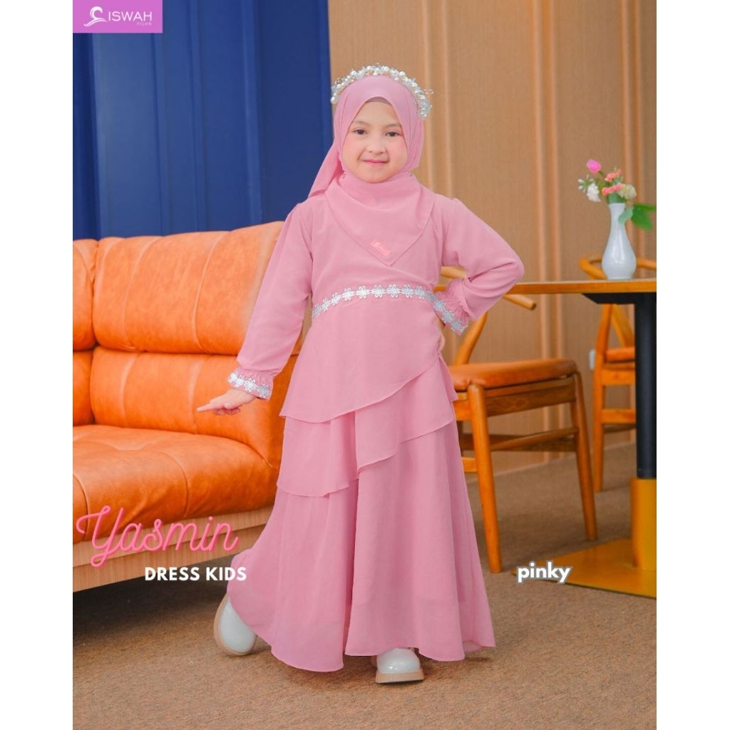 Yasmin Dress Kids by Iswah Hijab