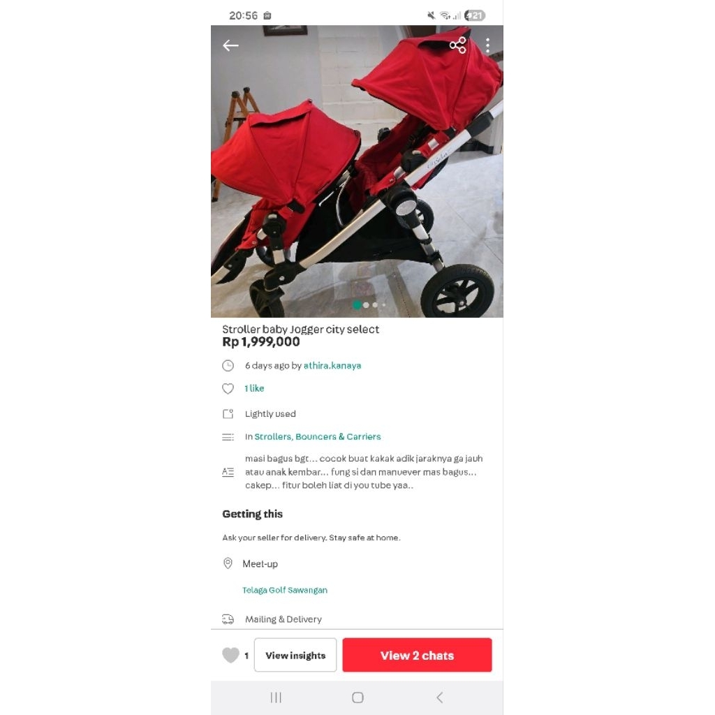 Baby Jogger City Select dari Carousel