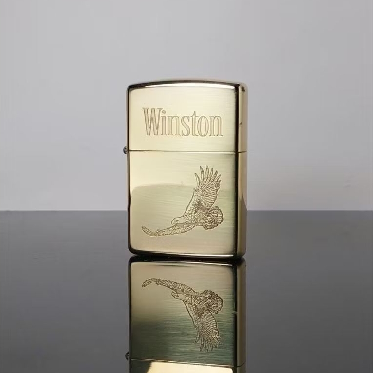 ZIPPO WINSTON C. IGARET. TES EAGLE BY JAPAN T. OBACCO INTERNATIONAL OFFICIAL LICENSED PRODUCT TAHUN 
