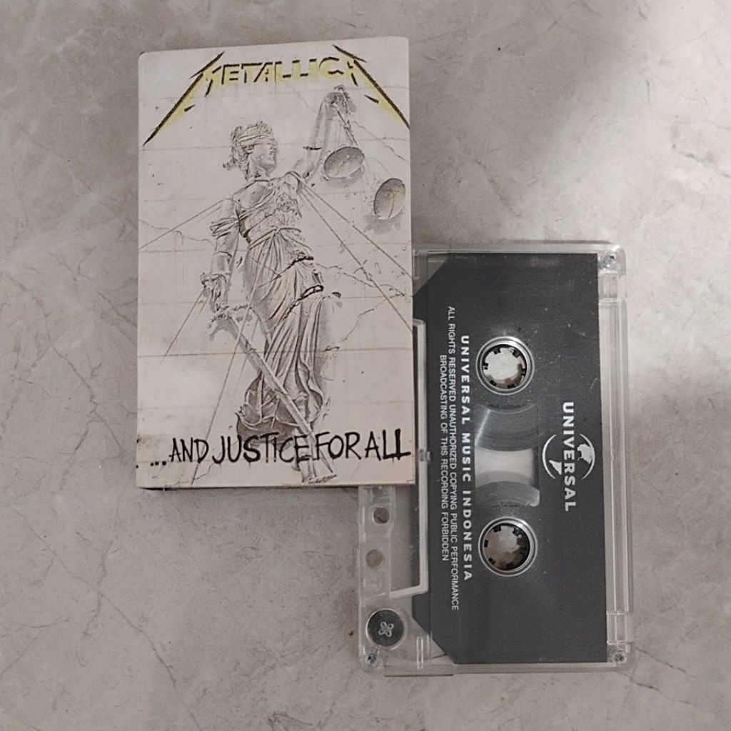 kaset metallica - and justice for all