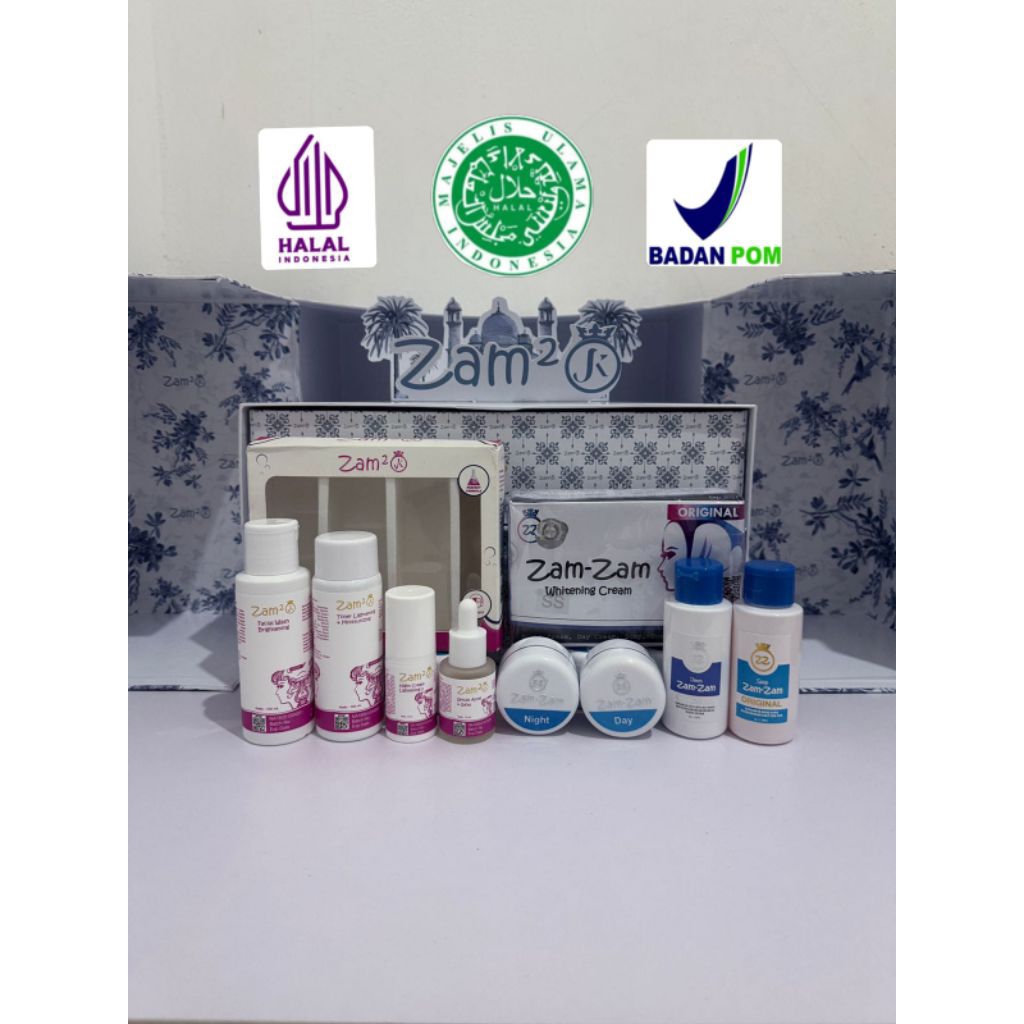 zam2jk whitening glow shet kode ss bpom