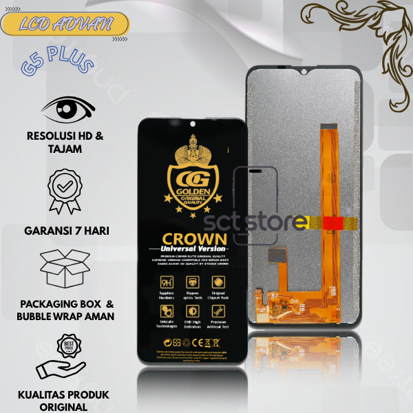 Lcd Touchscreen Advan G5 Plus / G5+ Original Fullset Complete