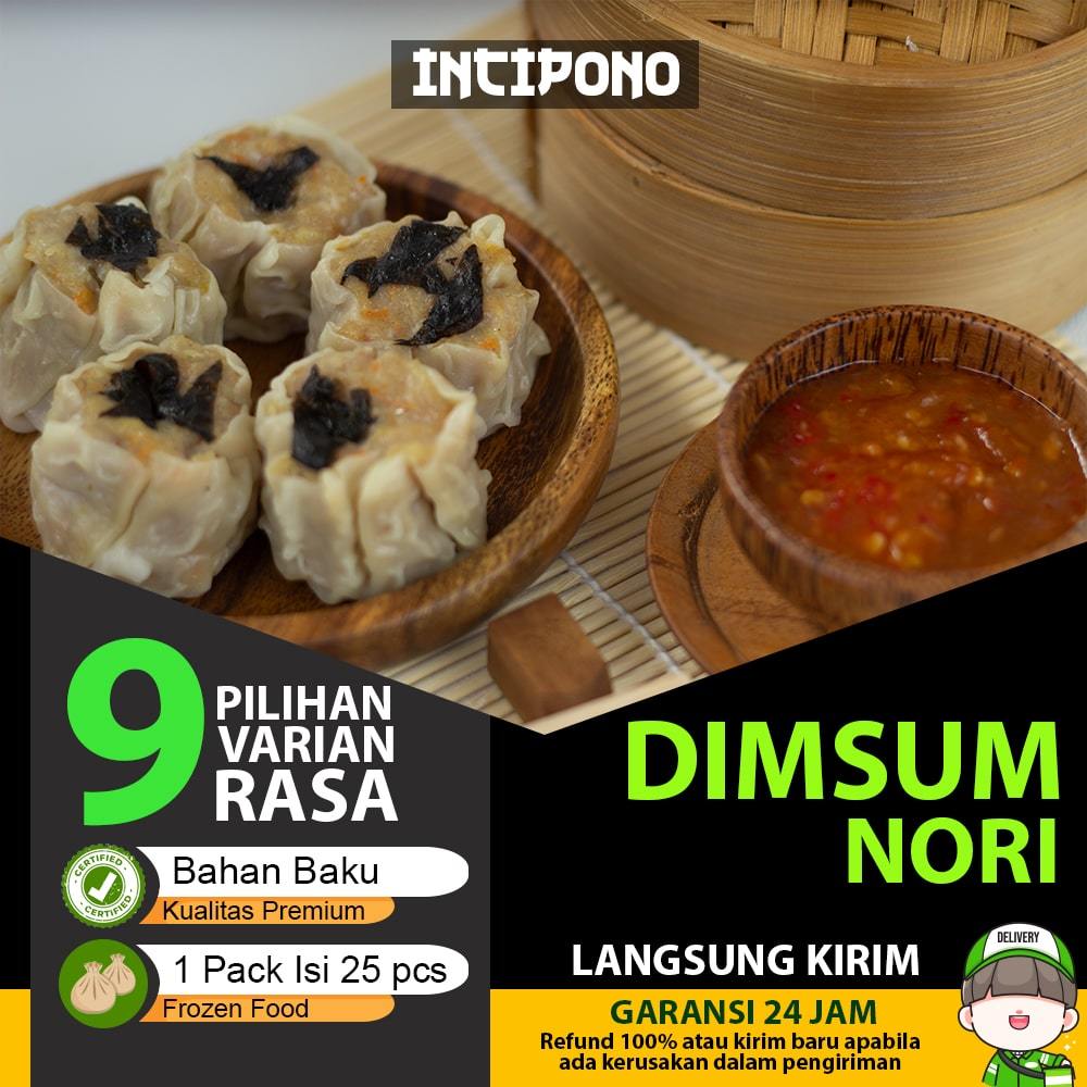 Incipono Dimsum Nori Frozen Food 1pack isi 25pcs daging olahan Ayam Halal Premium Agen Resmi Incipon