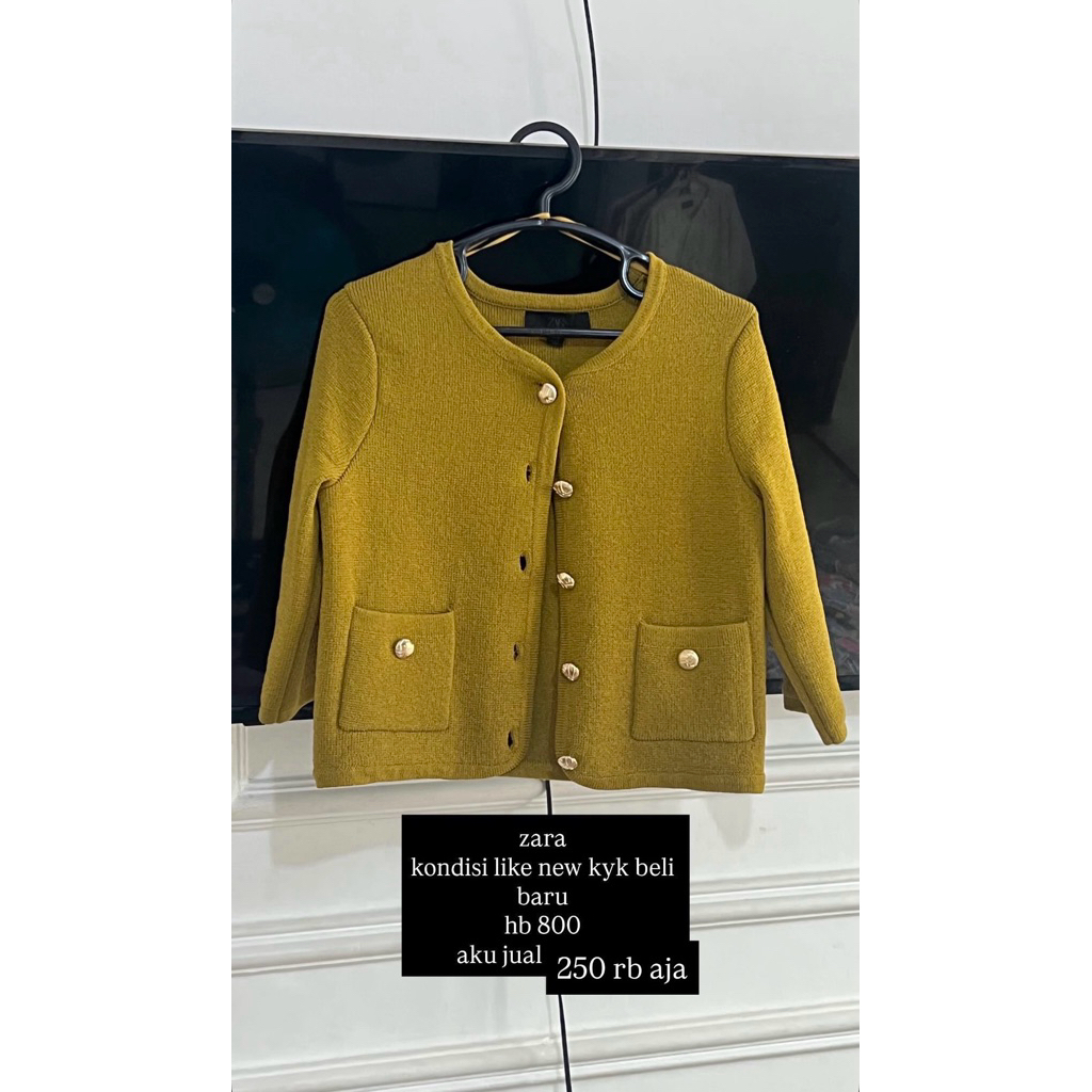 preloved cardigan ZARA