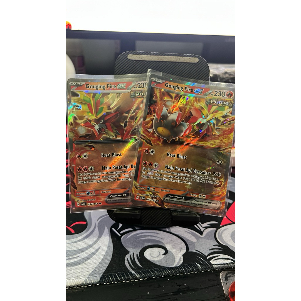 Kartu Pokemon Indonesia Gouging Fire EX RR
