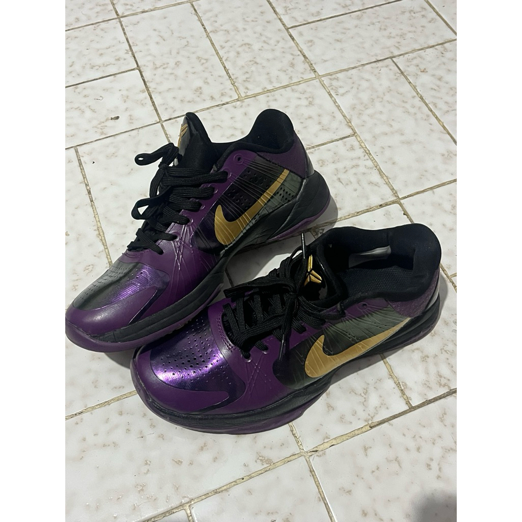kobe 5 protro purple black