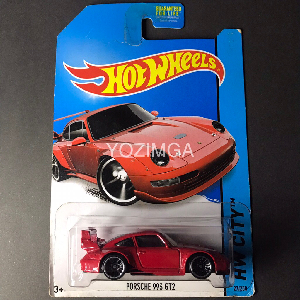 HOT WHEELS PORSCHE 993 GT 2 MERAH