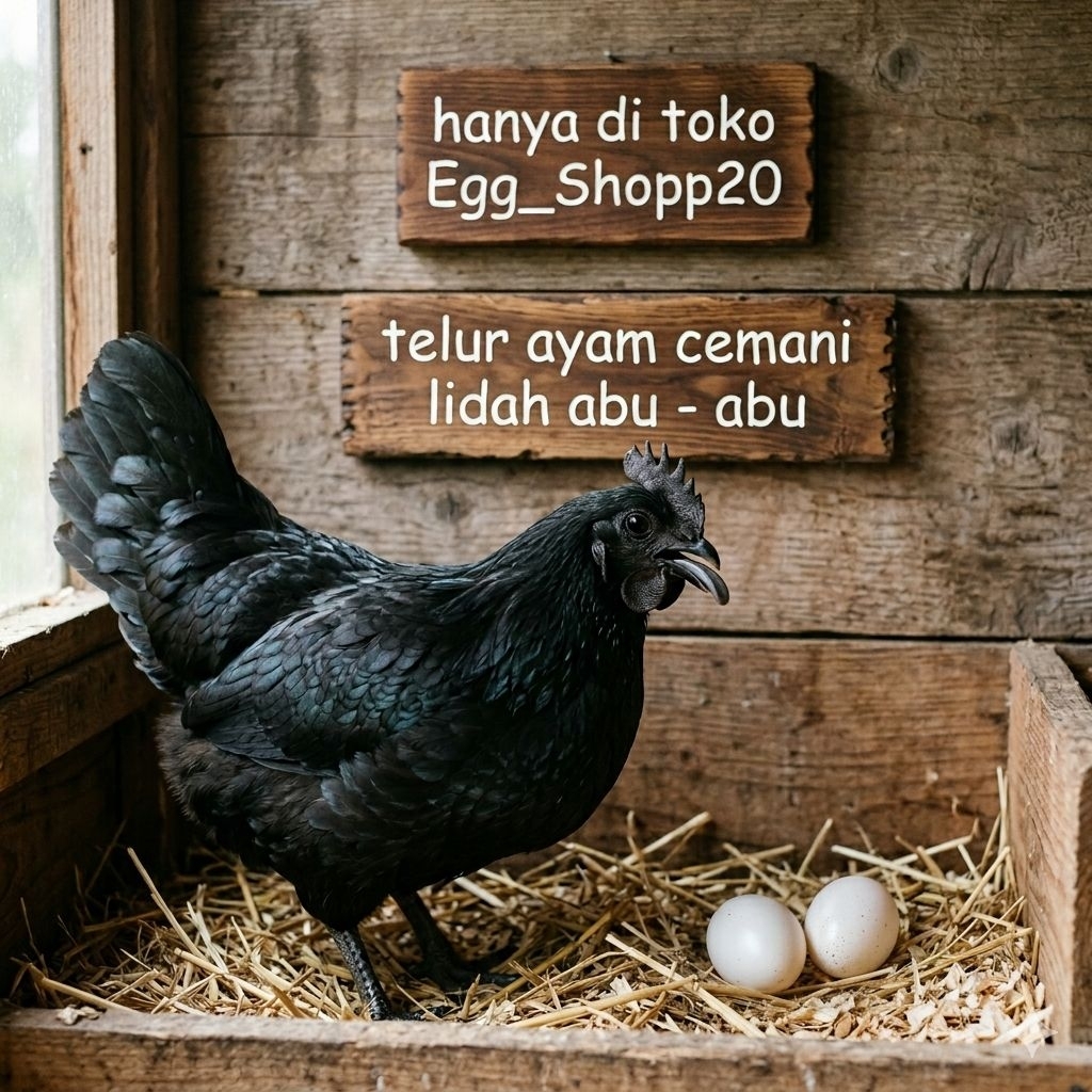 TELUR AYAM CEMANI LIDAH ABU ABU UNTUK DI TETASKAN Egg_shopp20
