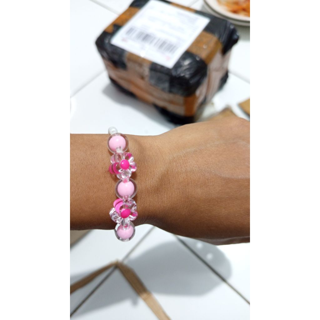 gelang manik manik Korea/Gelang anak/aksesoris mainan anak/paket usaha murah/