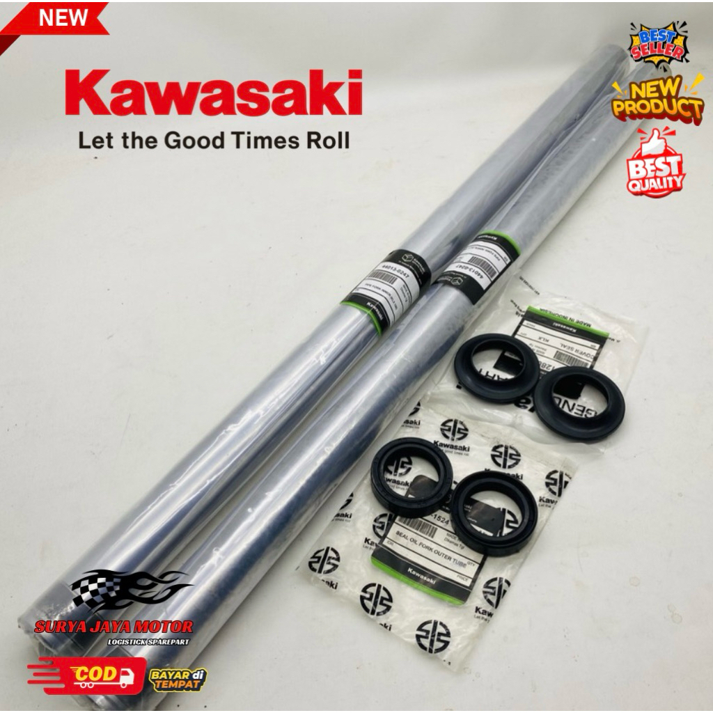 Paket 3Item As shock+Seal shock+Seal Abu Kawasaki KLX 150L, KLX 150 S tele