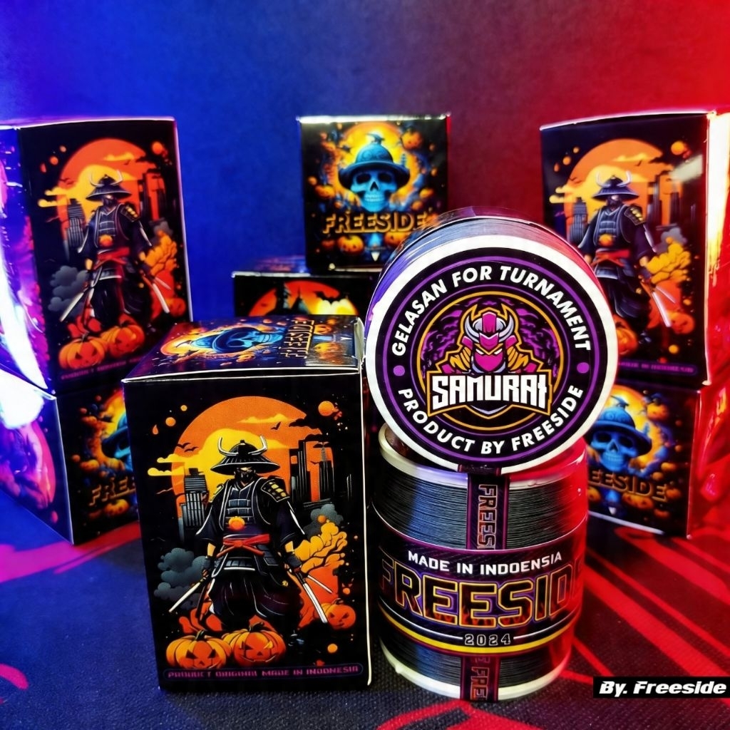 Benang Gelasan SAMURAI MATOT ORIGINAL 0.22 FULL TREATMENT - SPECIAL FOR TURNAMENT + DOUBLE SILICON (