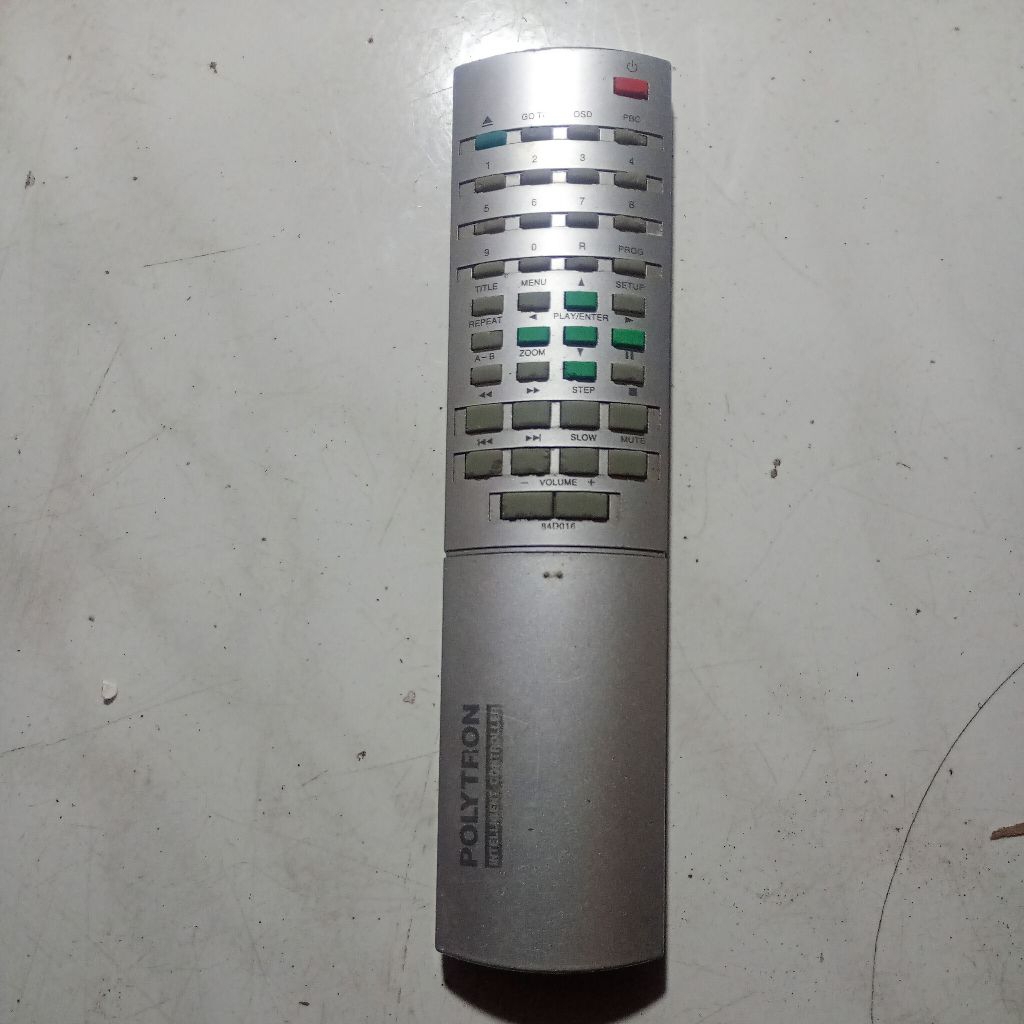 remot DVD Polytron 84D016 ORI bawaan bekas tapi normal