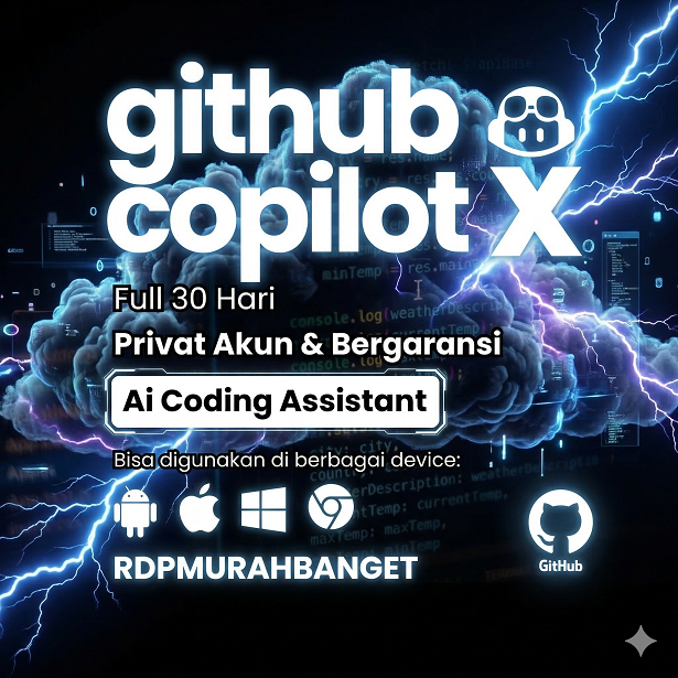 GITHUB COPILOT 1 BULAN GARANSI