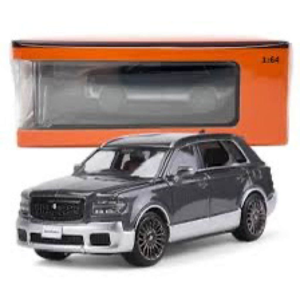 GCD 1/64 toyota century hitam silver segel