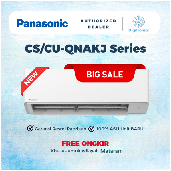 AC Panasonic Standart 1 PK - QN9AKJ - Hemat Energi, R32
